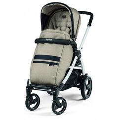 Carucior Peg Perego de la nastere, Book 51 S Titania Luxe Ecru, 0-22 kg, Culoare: Crem  - ExclusivMAG.ro