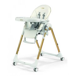 Scaun De Masa Prima Pappa Zero 3 Follow Me, Gold, Peg Perego, Culoare: Galben  - ExclusivMAG.ro