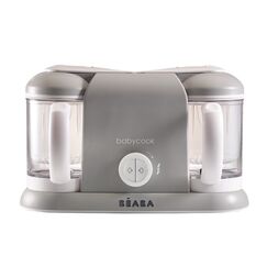 Robot Babycook Plus Gri - Beaba, Culoare: Gri deschis  - ExclusivMAG.ro