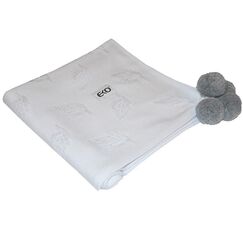 Paturica din Bambus, Eko, 80x80 cm, White, Culoare: Alb  - ExclusivMAG.ro