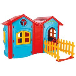Casuta pentru copii Pilsan Double Magic House blue  - ExclusivMAG.ro