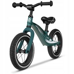 Lionelo - Bicicleta cu roti gonflabile, fara pedale, 12 , Bart, Green Forest, Culoare: Verde  - ExclusivMAG.ro