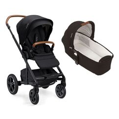 Nuna - Carucior 2 in 1 Mixx Next Caviar, Culoare: Negru  - ExclusivMAG.ro