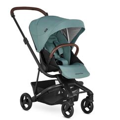 Carucior Easywalker Charley Forest Green Roti Negre, Culoare: Turcoaz  - ExclusivMAG.ro