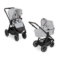 Carucior 2 in 1 Samba Mineral Fashion ABC Design, Culoare: Gri deschis  - ExclusivMAG.ro