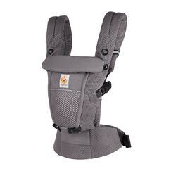 Marsupiu Ergobaby Soft Flex Mesh Graphite Grey, Culoare: Gri  - ExclusivMAG.ro