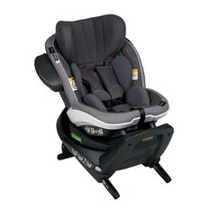 Scaun auto BeSafe iZi Turn M i-Size - Metallic Mélange, Culoare: Gri/Negru, Grupa: 61-105cm (4luni - 4ani)  - ExclusivMAG.ro