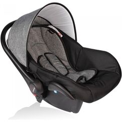 Scaun auto 0-10 kg VESSANTI Crooner Prestige - Gray, Culoare: Gri/Negru, Grupa: 0-13kg (0 luni - 12 luni)  - ExclusivMAG.ro
