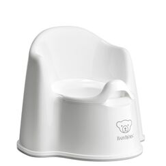BabyBjorn - Olita cu protectie spate Potty Chair White, Culoare: Alb  - ExclusivMAG.ro