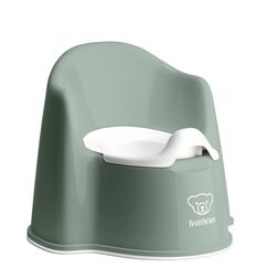 BabyBjorn - Olita cu protectie spate Potty Chair Deep Green, Culoare: Verde  - ExclusivMAG.ro