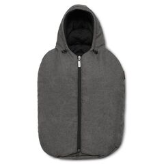 Port Bebe sac Tulip 0-15 luni Asphalt ABC Design, Culoare: Gri/Negru  - ExclusivMAG.ro