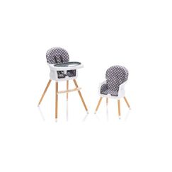 Scaun inalt pentru masa Paul Star Grey Fillikid, Culoare: Alb/Gri  - ExclusivMAG.ro