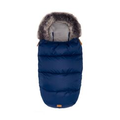 Sac de iarna cu guler blanita detasabil, pentru carucior, Navy, 100x50 cm, Fillikid, Culoare: Albastru  - ExclusivMAG.ro