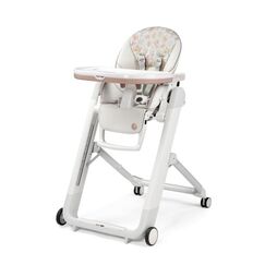 Scaun de masa 2 in 1 Peg Perego Siesta Follow Me, Aquarelle, Culoare: Roz  - ExclusivMAG.ro