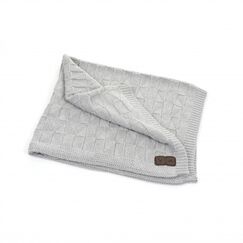 Paturica tricotata Grey ABC Design, Culoare: Gri  - ExclusivMAG.ro