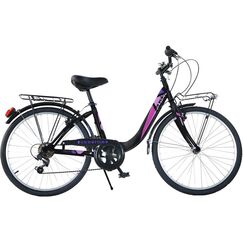 Bicicleta Dino Bikes 26' City Summertime negru, Culoare: Negru, Dimensiuni: 26 inch  - ExclusivMAG.ro