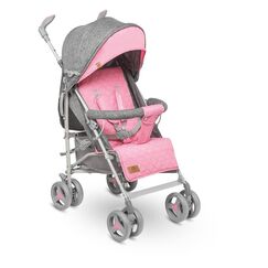 Lionelo - Carucior sport Irma, Grey/Pink, Culoare: Roz, Model: sport  - ExclusivMAG.ro
