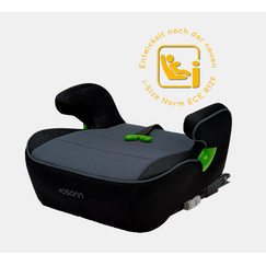 Inaltator auto Junior Isofix cu Gurtfix i-Size Pixel Black, R129, Osann, Culoare: Gri/Negru, Grupa: 22-36kg (6 ani - 12 ani)  - ExclusivMAG.ro