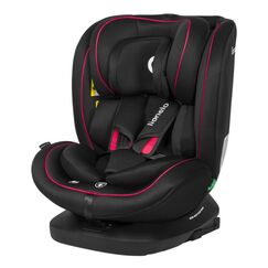 Lionelo - Scaun auto Bastiaan i-Size, 4 in 1, Rotire 360 grade, 0-36 Kg, 40-150 cm, Negru/Rosu, Culoare: Negru/Rosu, Grupa: 0-36kg (0 luni - 12 ani)  - ExclusivMAG.ro