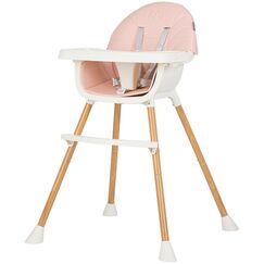 Scaun de masa Chipolino Rio 2 in 1 rose water, Culoare: Roz  - ExclusivMAG.ro