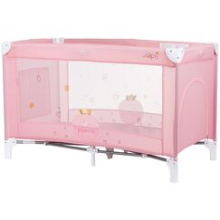 Patut pliabil Chipolino Capri Princess pink, Culoare: Roz, Dimensiuni: 120x60  - ExclusivMAG.ro