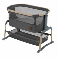 Patut Co-SLEEPER Maxi-Cosi Iora Air BEYOND GRAPHITE ECO, Culoare: Gri/Negru, Dimensiuni: 80x50  - ExclusivMAG.ro