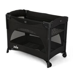 Joie - Patut pliabil pentru co-sleeping Kubbie Sleep Shale, Culoare: Negru, Dimensiuni: 95x65  - ExclusivMAG.ro