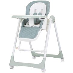 Scaun de masa Chipolino Milk Shake 2 in 1 pastel green, Culoare: Verde  - ExclusivMAG.ro