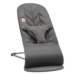 BabyBjorn - Balansoar Bliss Anthracite cu aspect delicat de petala, tesatura matlasata, Culoare: Negru  - ExclusivMAG.ro