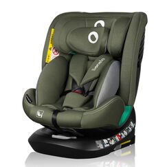 Scaun auto, Lionelo, Bastiaan One i-Size, 4 in 1, Rotire 360 grade, Top Tether, 0-36 Kg, 40-150 cm, R129, Verde, Culoare: Verde, Grupa: 0-36kg (0 luni - 12 ani)  - ExclusivMAG.ro
