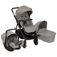 Carucior Graco Near2Me DLX 3 in 1 Ash, Culoare: Gri, Model: 3 in 1  - ExclusivMAG.ro
