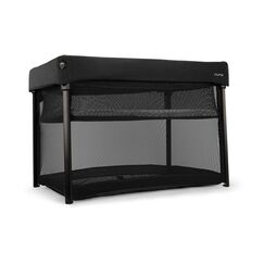 Nuna - Patut pliant Paal, Caviar, Culoare: Negru, Dimensiuni: 105x70  - ExclusivMAG.ro