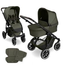 Carucior 2 in 1 Salsa 5 AIR Avocado ABC Design, Culoare: Verde inchis, Model: 2 in 1  - ExclusivMAG.ro