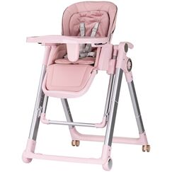 Scaun de masa Chipolino Super Chef 2 in 1 pink marshmallow, Culoare: Roz  - ExclusivMAG.ro