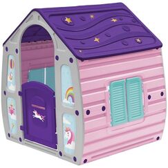 Casuta pentru copii Chipolino Magical House Unicorn, Culoare: Roz  - ExclusivMAG.ro