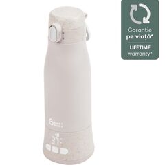 Babymoov - Moov & Feed Incalzitor de biberoane portabil si reincarcabil, Mineral Beige, Culoare: Crem  - ExclusivMAG.ro