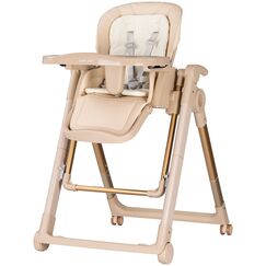 Scaun de masa Chipolino Super Chef 2 in 1 tiramisu, Culoare: Crem  - ExclusivMAG.ro