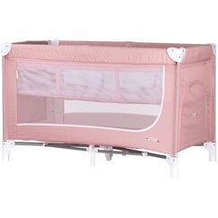 Patut pliabil Chipolino Ariel pink marshmallow, Culoare: Roz, Dimensiuni: 120x60  - ExclusivMAG.ro