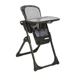 Joie - Scaun de masa Joie Mimzy Recline ABC Charcoal, nastere - 15 kg, Culoare: Negru  - ExclusivMAG.ro