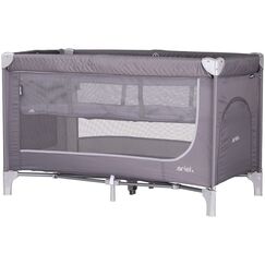 Patut pliabil Chipolino Ariel cloud, Culoare: Gri, Dimensiuni: 120x60  - ExclusivMAG.ro