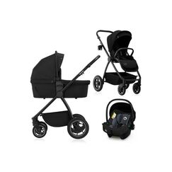 Carucior 3 in 1, Lionelo, Meril, Pana la 22 kg, Negru, Culoare: Negru, Model: 3 in 1  - ExclusivMAG.ro
