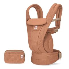 Marsupiu Omni Deluxe Mesh Canyon Clay Ergobaby, Culoare: Portocaliu  - ExclusivMAG.ro
