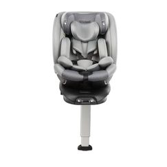 Scaun auto cu ISOFIX Kidwell GoCar, grupa 40-135 cm, i-Size, omologare R129 - Gri, Culoare: Gri, Grupa: 0-36kg (0 luni - 12 ani)  - ExclusivMAG.ro