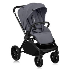 Carucior sport, Lionelo, Mika Plus, Pana la 22 kg, 6-48 luni, Gri, Culoare: Gri, Model: sport  - ExclusivMAG.ro