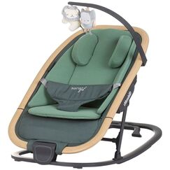 Scaunel balansoar Chipolino Senso basil wood, Culoare: Verde  - ExclusivMAG.ro