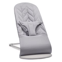 BabyBjorn - Balansoar Bliss Light Grey cu aspect delicat de petala, tesatura matlasata, Culoare: Gri  - ExclusivMAG.ro