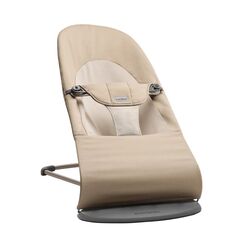 BabyBjorn - Balansoar Balance Soft Khaki cu detalii Beige, Tesatura, Culoare: Crem  - ExclusivMAG.ro