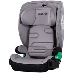 Scaun auto Chipolino Patrol I-Size 100-150 cm cu sistem Isofix platinum, Culoare: Gri, Grupa: 15-36kg (4 ani - 12 ani)  - ExclusivMAG.ro