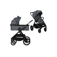 Carucior 2 in 1, Lionelo, Layla, Pana la 22 kg, Gri, Culoare: Gri, Model: 2 in 1  - ExclusivMAG.ro