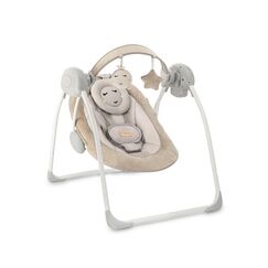 Leagan Electric pentru Bebeluşi MoMi Liss - Beige, Culoare: Bej  - ExclusivMAG.ro